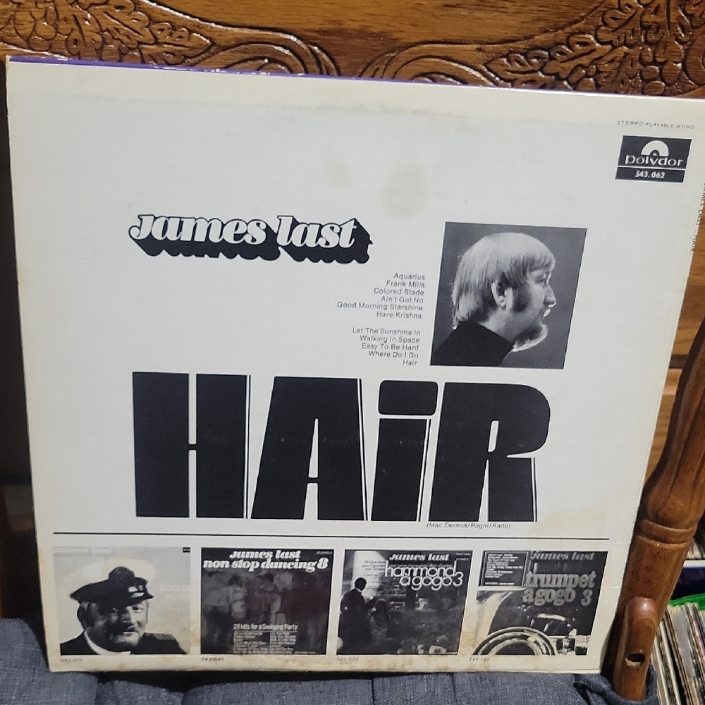 1969~ James Last~HAIR~ Vinyl Album - Picture 2 of 2